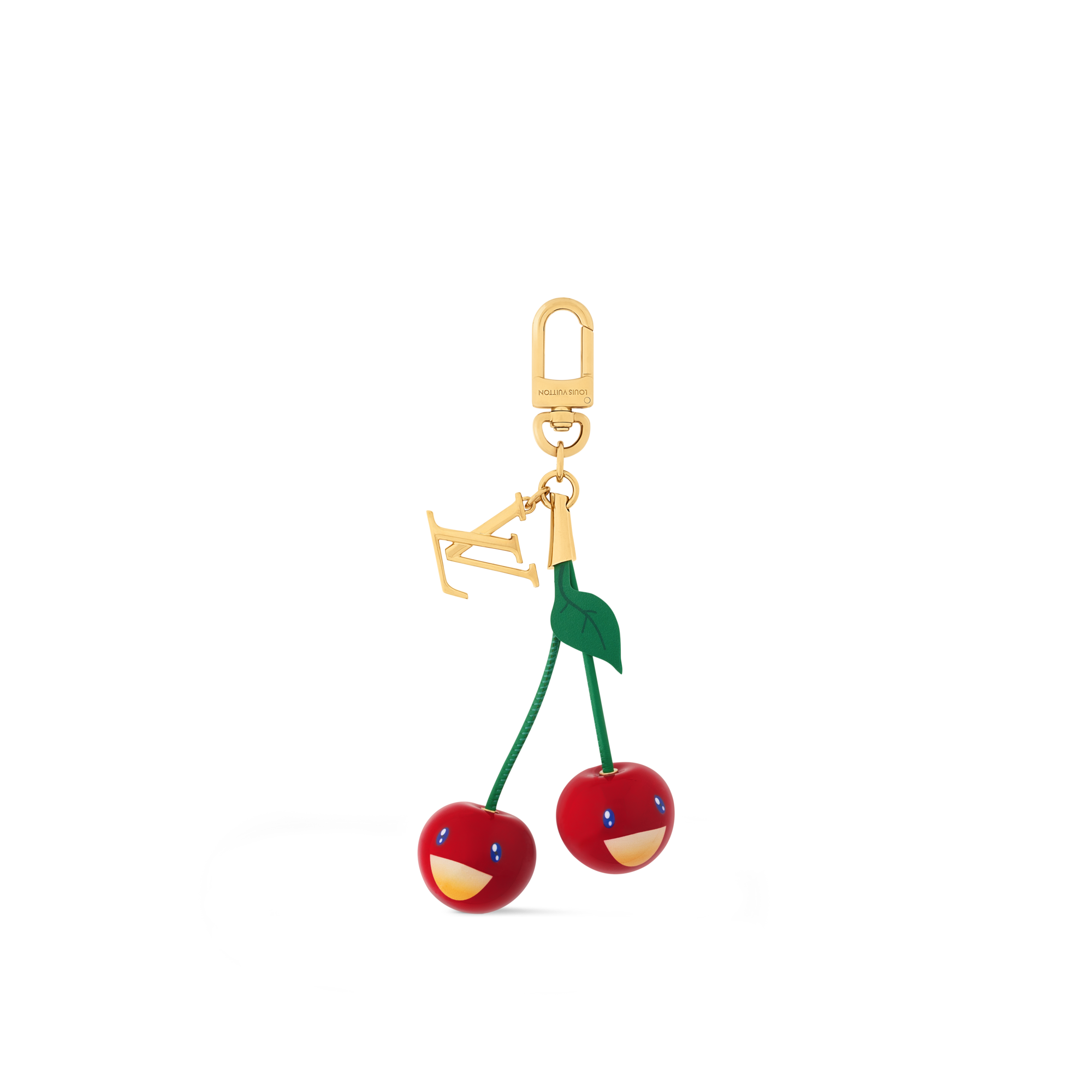 新品未使用♪ LV × TM バッグチャーム・チェリー M02476 LV x TM Cerise Bag Charm . - Key Holders and Bag Charms